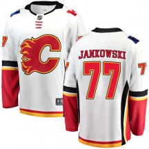 Youth Fanatics Branded Calgary Flames Mark Jankowski White Away Jersey - Breakaway