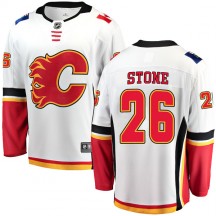 Youth Fanatics Branded Calgary Flames Michael Stone White Away Jersey - Breakaway