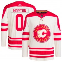 Youth Adidas Calgary Flames Sam Morton Cream 2023 Heritage Classic Primegreen Jersey - Authentic
