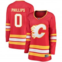 Women's Fanatics Branded Calgary Flames Markus Phillips Red Alternate Jersey - Breakaway