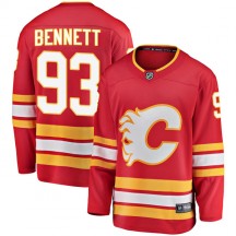 Youth Fanatics Branded Calgary Flames Sam Bennett Red Alternate Jersey - Breakaway