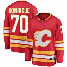 Youth Fanatics Branded Calgary Flames Louis Domingue Red Alternate Jersey - Breakaway