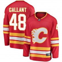 Youth Fanatics Branded Calgary Flames Alex Gallant Red Alternate Jersey - Breakaway