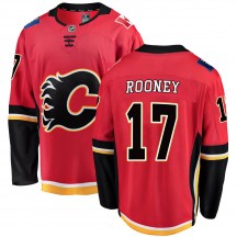 Men's Fanatics Branded Calgary Flames Kevin Rooney Red Home Jersey - Breakaway
