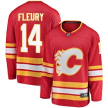 Men's Fanatics Branded Calgary Flames Theoren Fleury Red Alternate Jersey - Breakaway