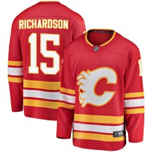 Men's Fanatics Branded Calgary Flames Brad Richardson Red Alternate Jersey - Breakaway