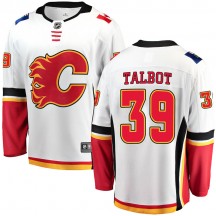 Men's Fanatics Branded Calgary Flames Cam Talbot White Away Jersey - Breakaway