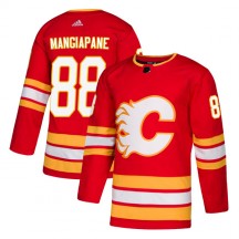 Youth Adidas Calgary Flames Andrew Mangiapane Red Alternate Jersey - Authentic