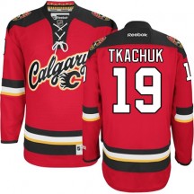 Men's Reebok Calgary Flames Matthew Tkachuk Red New Third Jersey - Authentic
