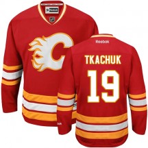 Men's Reebok Calgary Flames Matthew Tkachuk Red Third Jersey - Premier