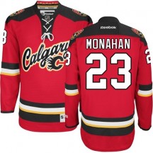 Men's Reebok Calgary Flames Sean Monahan Red New Third Jersey - Authentic