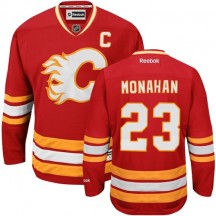 Men's Reebok Calgary Flames Sean Monahan Red Third Jersey - Authentic