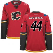 Women's Reebok Calgary Flames Matt Bartkowski Red Home Jersey - Premier