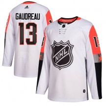 Men's Adidas Calgary Flames Johnny Gaudreau White 2018 All-Star Pacific Division Jersey - Authentic
