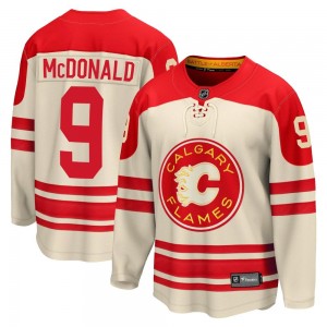 Men's Fanatics Branded Calgary Flames Lanny McDonald Cream Breakaway 2023 Heritage Classic Jersey - Premier