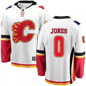 Youth Fanatics Branded Calgary Flames Ben Jones White Away Jersey - Breakaway