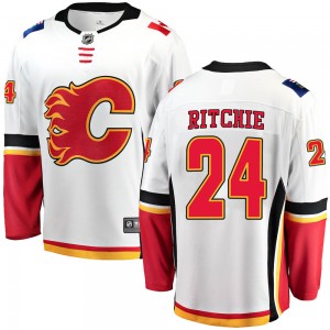 Youth Fanatics Branded Calgary Flames Brett Ritchie White Away Jersey - Breakaway