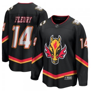 Men's Fanatics Branded Calgary Flames Theoren Fleury Black Breakaway 2022/23 Alternate Jersey - Premier