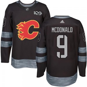 Youth Calgary Flames Lanny McDonald Black 1917-2017 100th Anniversary Jersey - Authentic