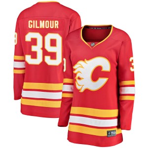 Women's Fanatics Branded Calgary Flames Doug Gilmour Red Alternate Jersey - Breakaway