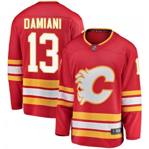 Youth Fanatics Branded Calgary Flames Riley Damiani Red Alternate Jersey - Breakaway