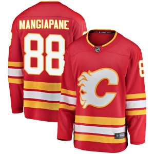 Youth Fanatics Branded Calgary Flames Andrew Mangiapane Red Alternate Jersey - Breakaway