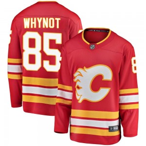 Youth Fanatics Branded Calgary Flames Cameron Whynot Red Alternate Jersey - Breakaway