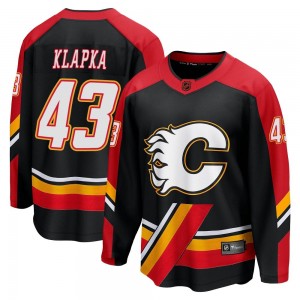 Youth Fanatics Branded Calgary Flames Adam Klapka Black Special Edition 2.0 Jersey - Breakaway