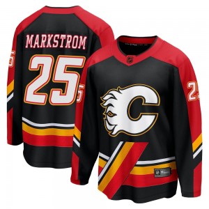 Youth Fanatics Branded Calgary Flames Jacob Markstrom Black Special Edition 2.0 Jersey - Breakaway