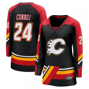 Women's Fanatics Branded Calgary Flames Craig Conroy Black Special Edition 2.0 Jersey - Breakaway