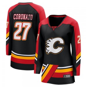 Women's Fanatics Branded Calgary Flames Matt Coronato Black Special Edition 2.0 Jersey - Breakaway