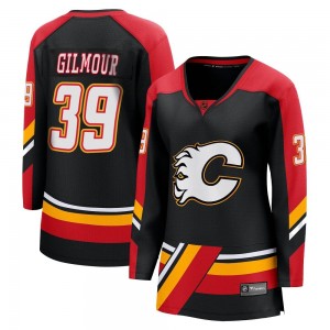 Women's Fanatics Branded Calgary Flames Doug Gilmour Black Special Edition 2.0 Jersey - Breakaway