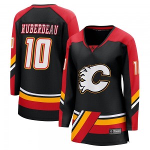 Women's Fanatics Branded Calgary Flames Jonathan Huberdeau Black Special Edition 2.0 Jersey - Breakaway