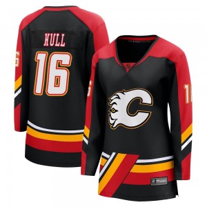 Women's Fanatics Branded Calgary Flames Brett Hull Black Special Edition 2.0 Jersey - Breakaway