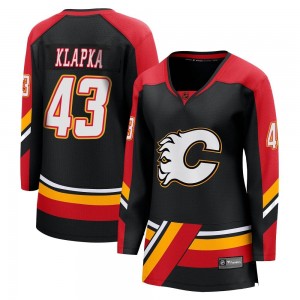 Women's Fanatics Branded Calgary Flames Adam Klapka Black Special Edition 2.0 Jersey - Breakaway