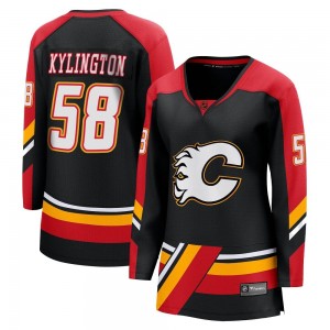 Women's Fanatics Branded Calgary Flames Oliver Kylington Black Special Edition 2.0 Jersey - Breakaway