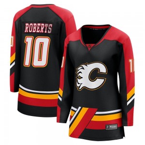 Women's Fanatics Branded Calgary Flames Gary Roberts Black Special Edition 2.0 Jersey - Breakaway