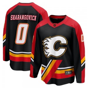 Men's Fanatics Branded Calgary Flames Yegor Sharangovich Black Special Edition 2.0 Jersey - Breakaway