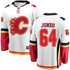Men's Fanatics Branded Calgary Flames Ben Jones White Away Jersey - Breakaway