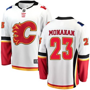 Men's Fanatics Branded Calgary Flames Sean Monahan White Away Jersey - Breakaway