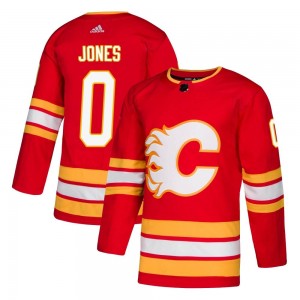 Youth Adidas Calgary Flames Ben Jones Red Alternate Jersey - Authentic