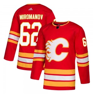 Youth Adidas Calgary Flames Daniil Miromanov Red Alternate Jersey - Authentic