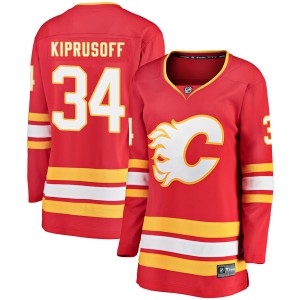 Women's Fanatics Branded Calgary Flames Miikka Kiprusoff Red Alternate Jersey - Breakaway