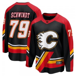 Youth Fanatics Branded Calgary Flames Cole Schwindt Black Special Edition 2.0 Jersey - Breakaway