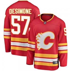 Men's Fanatics Branded Calgary Flames Nick DeSimone Red Alternate Jersey - Breakaway
