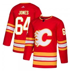 Youth Adidas Calgary Flames Ben Jones Red Alternate Jersey - Authentic